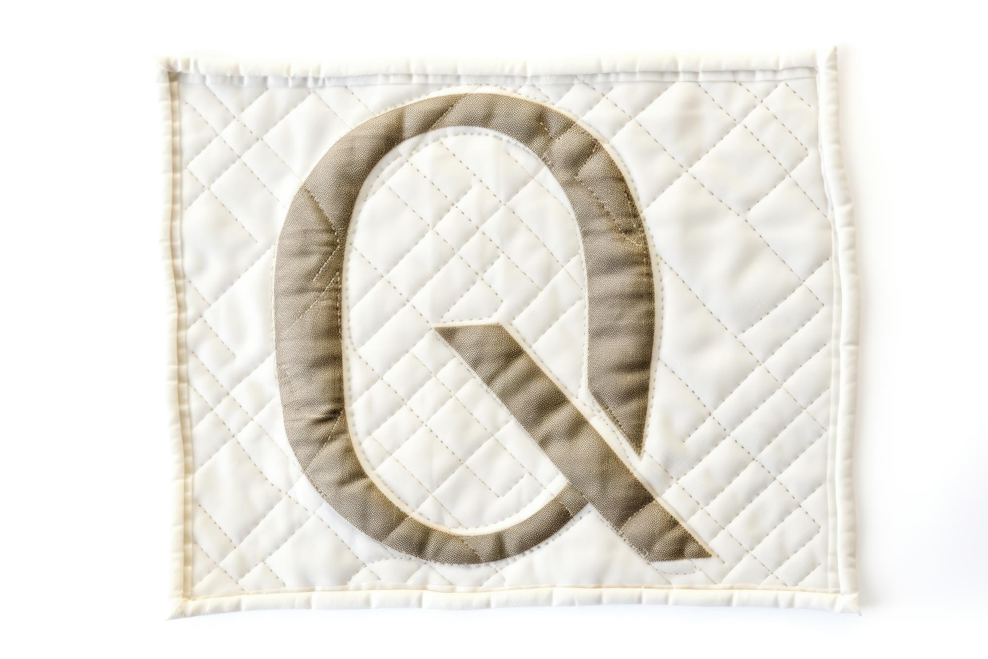 Gift handkerchief with initials embroidery